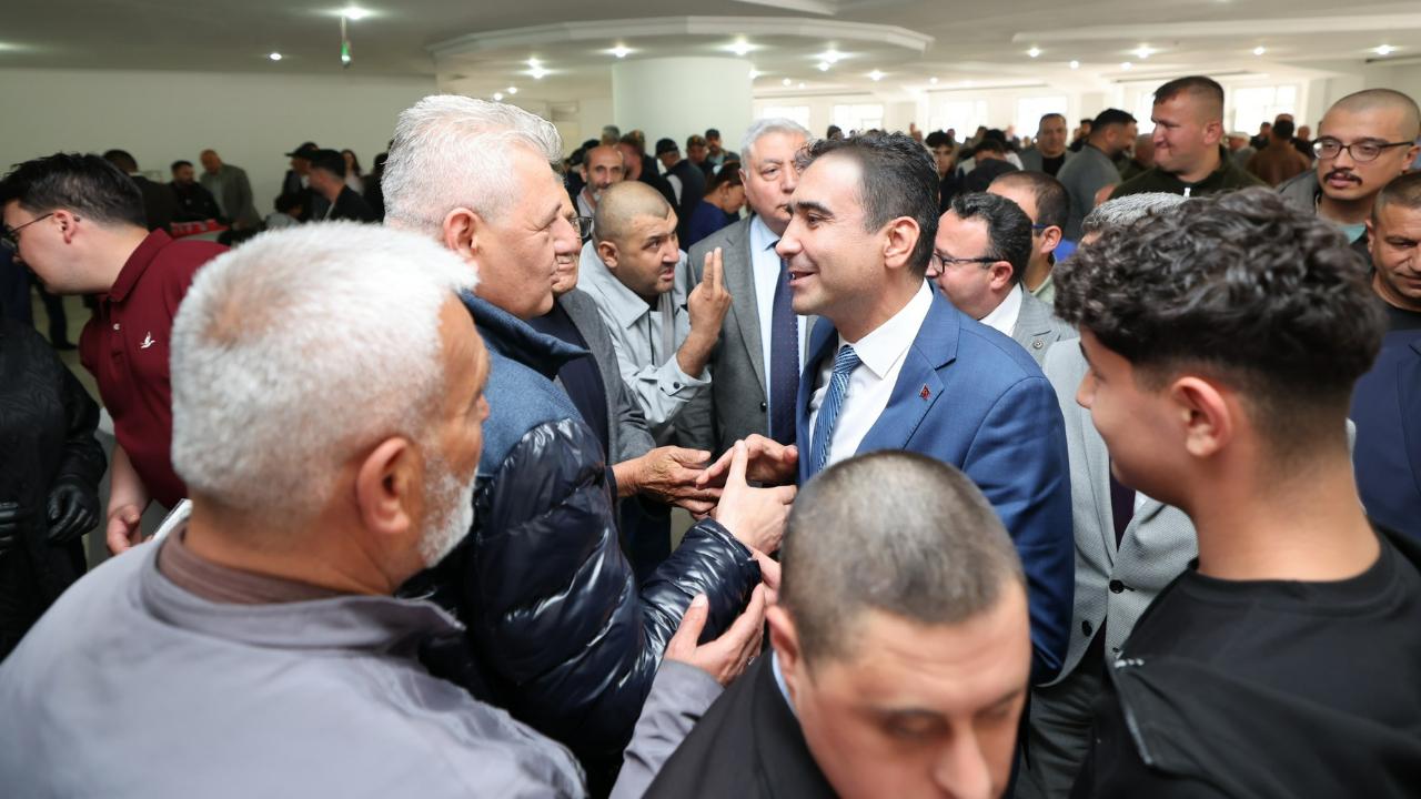 Karaman belediyesi bayramlaştı