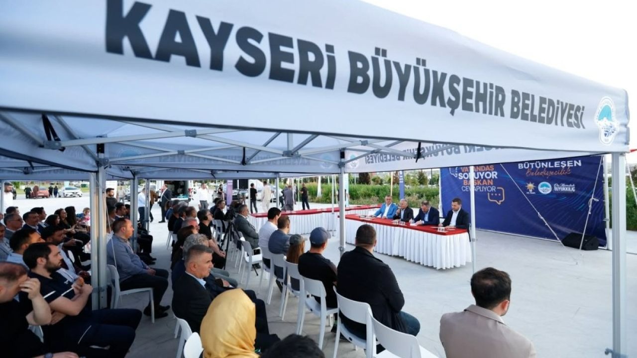 Başkan Büyükkılıç, Recep Tayyip Erdoğan Millet Bahçesi'nde vatandaşlarla buluştu