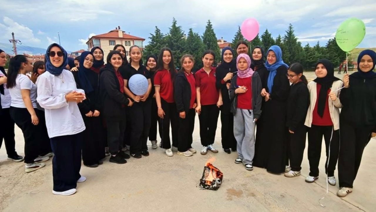 Beypazarı'nda LGS sınavına girecek öğrencilere moral etkinliği