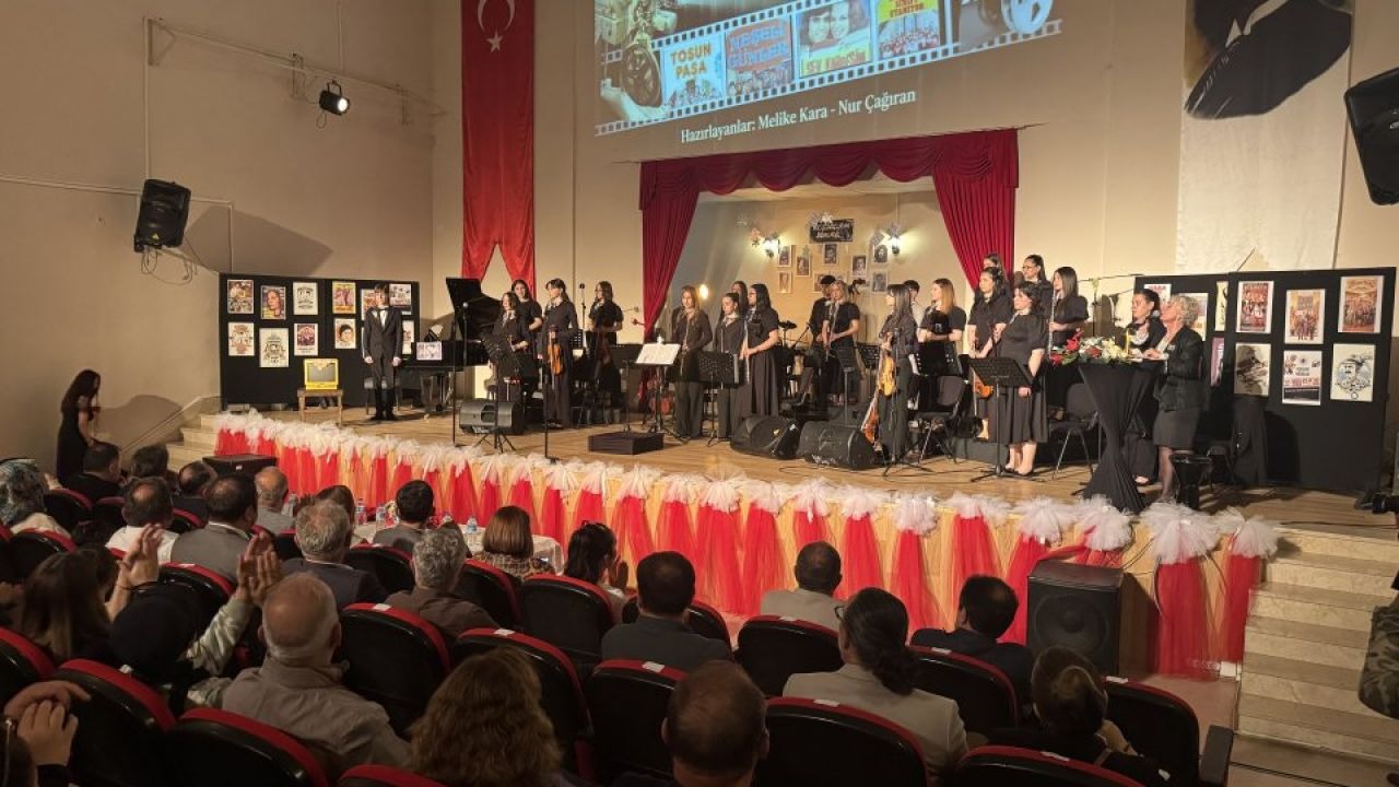 Çankırı'da lise öğrencileri "Yeşilçam Müzikleri" konseri verdi
