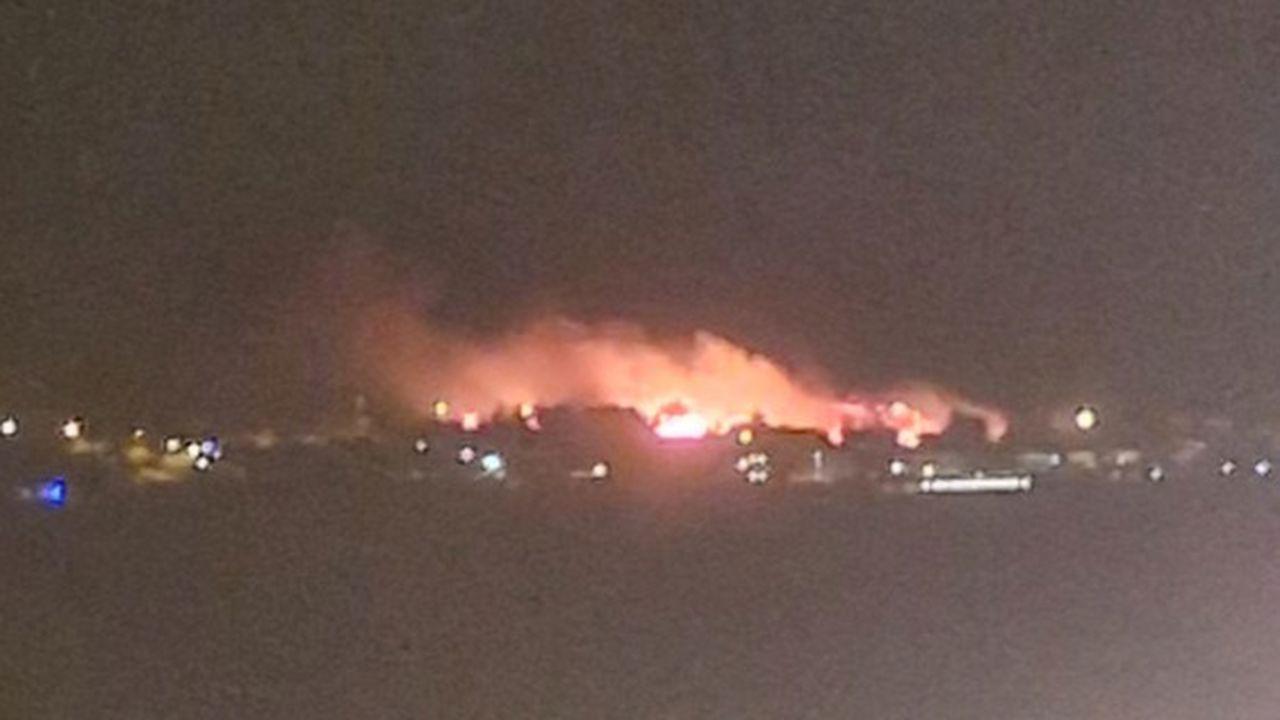 Cunda'da yangın durmuyor! Balıkesir Cunda'da yangın