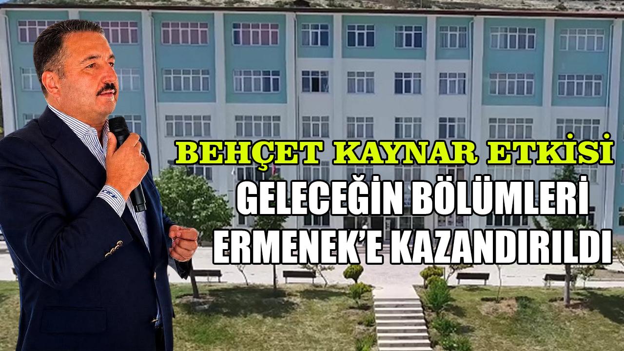 Geleceğin bölümleri Ermenek’e kazandırıldı