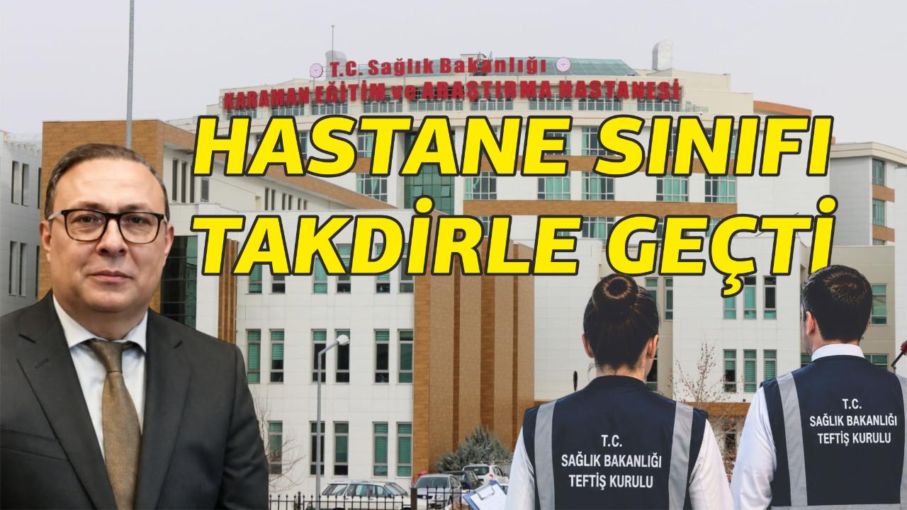 Hastane sınıfı takdirle geçti