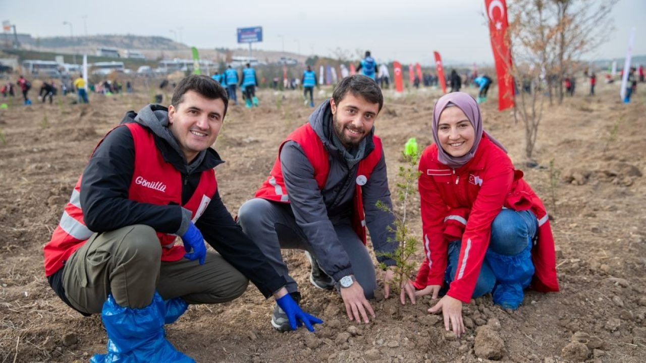 "Hastaya Kan, Ormana Can" projesiyle 4,7 milyon fidan toprakla buluştu