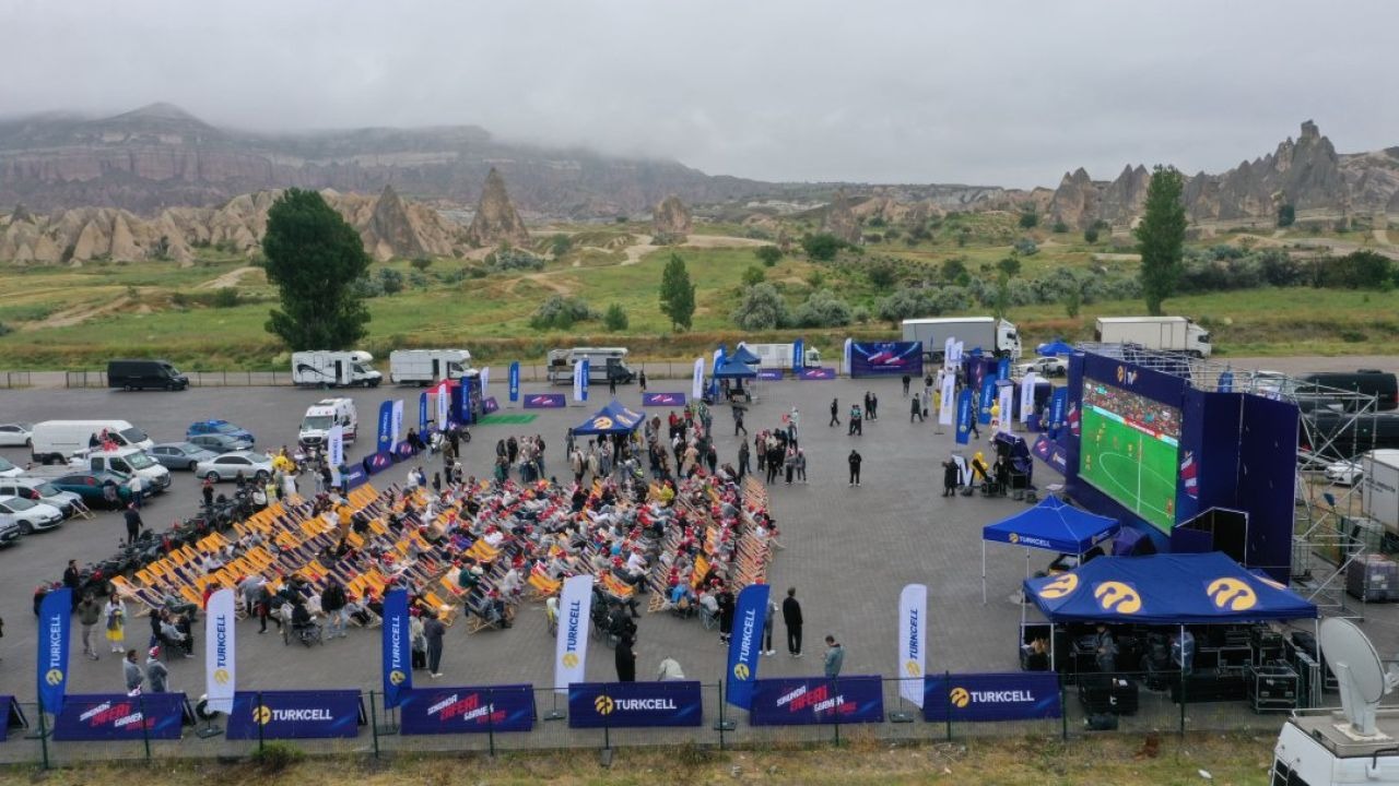 Kapadokya'da Turkcell ile milli maç heyecanı