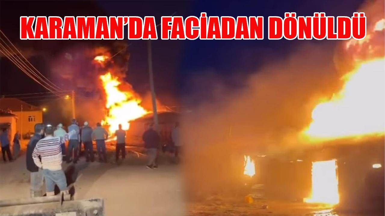 Karaman'da faciadan dönüldü