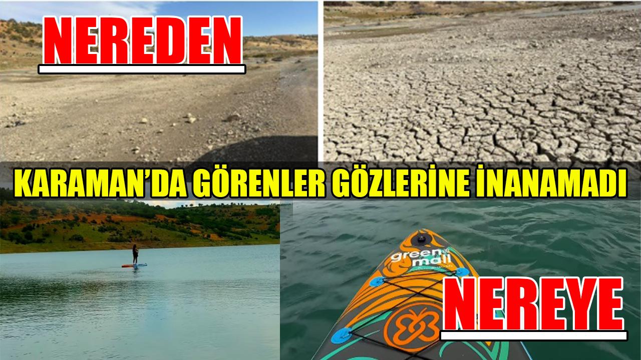 Karaman’da görenler gözlerine inanamadı
