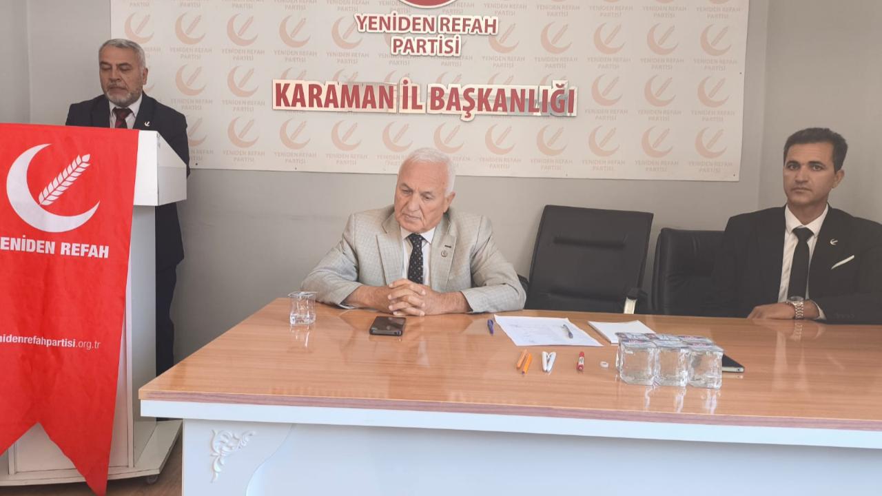 Karaman’da milli görüş toplandı