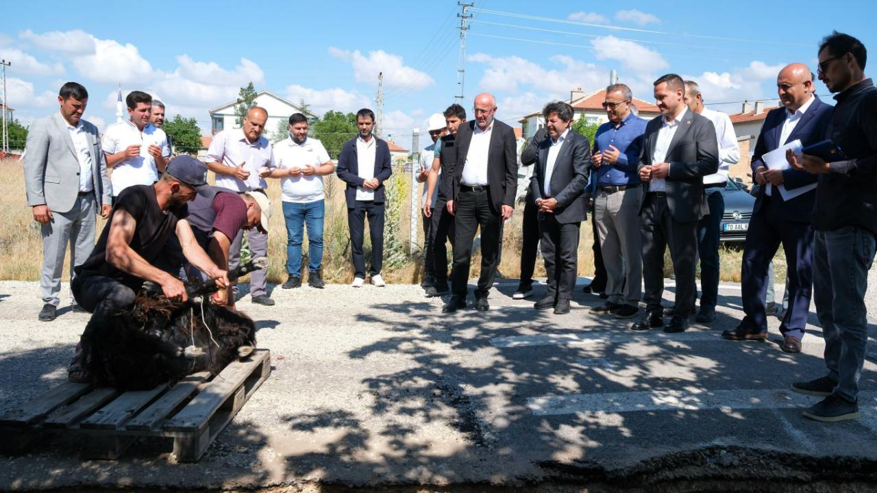Karaman’da o mahalle doğalgaza kavuşuyor