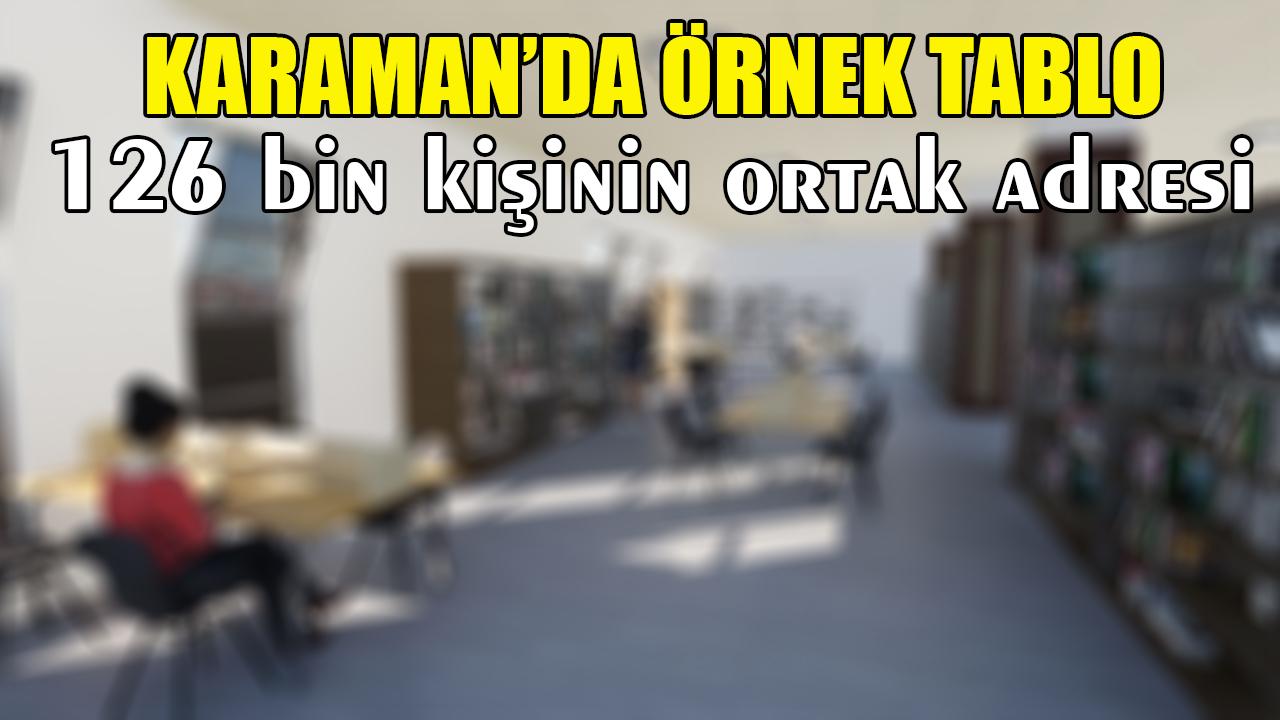 Karaman’da örnek tablo