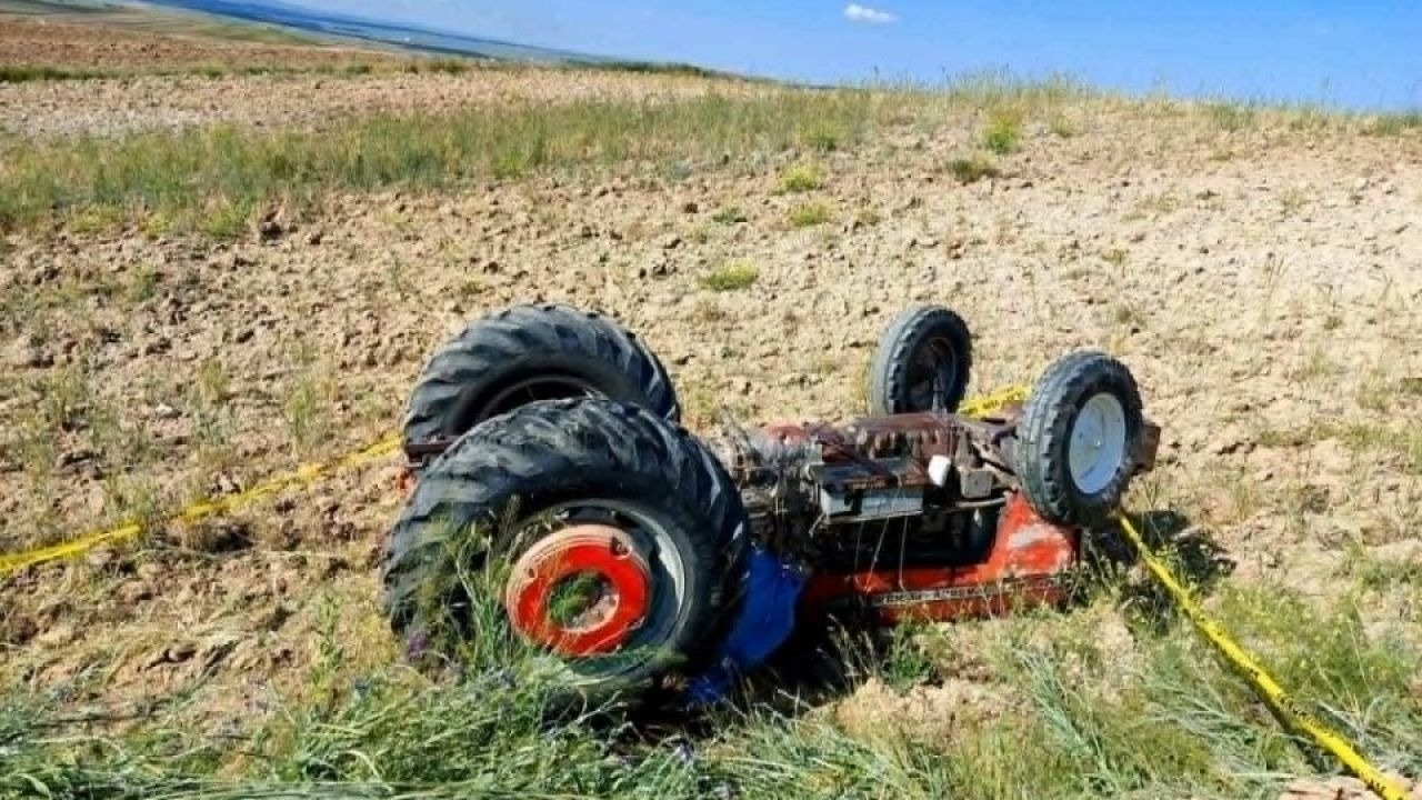 Nevşehir'de devrilen traktörün altında kalan sürücü öldü