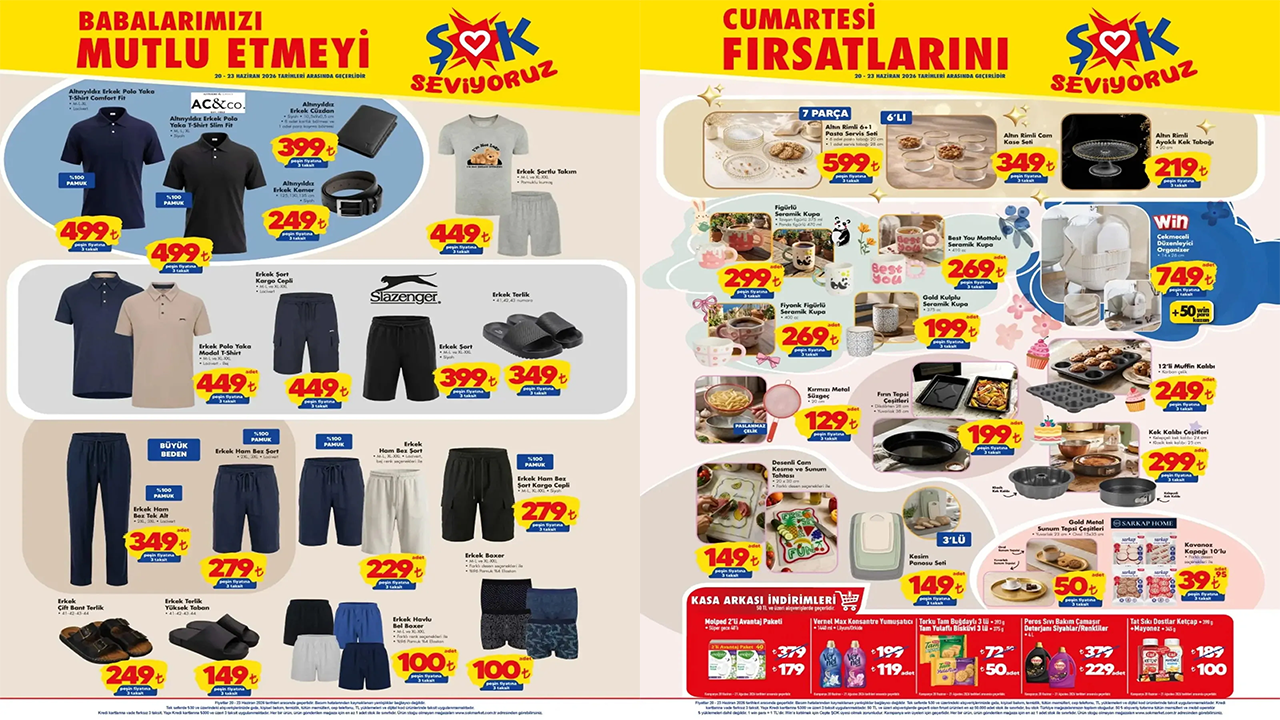 ŞOK Aktüel Kataloğunda Sürpriz Ürünler Var!