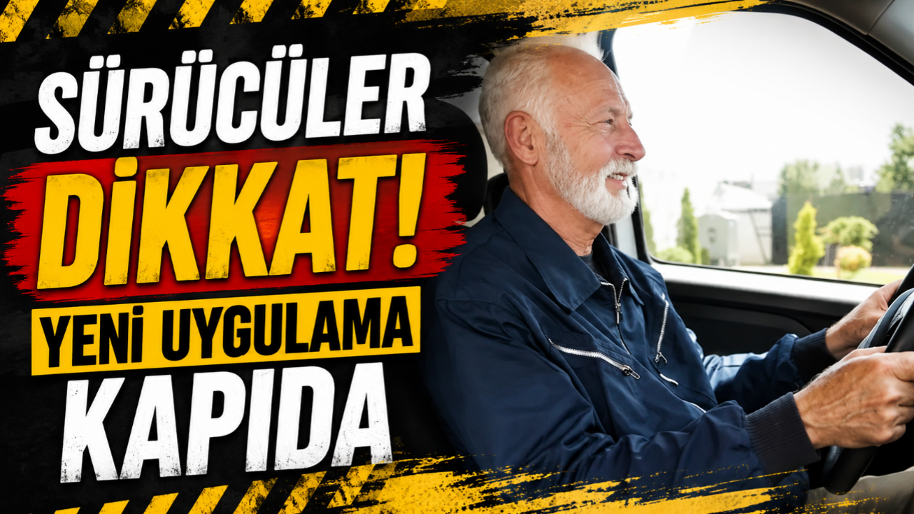 Sürücüler dikkat! Yeni uygulama kapıda