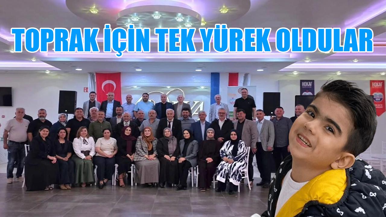 Toprak için tek yürek oldular