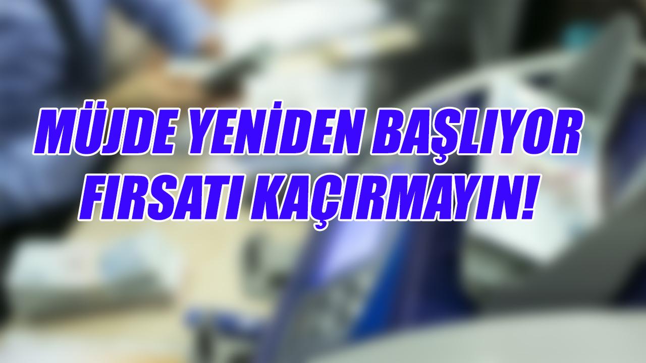 Yeniden başlıyor