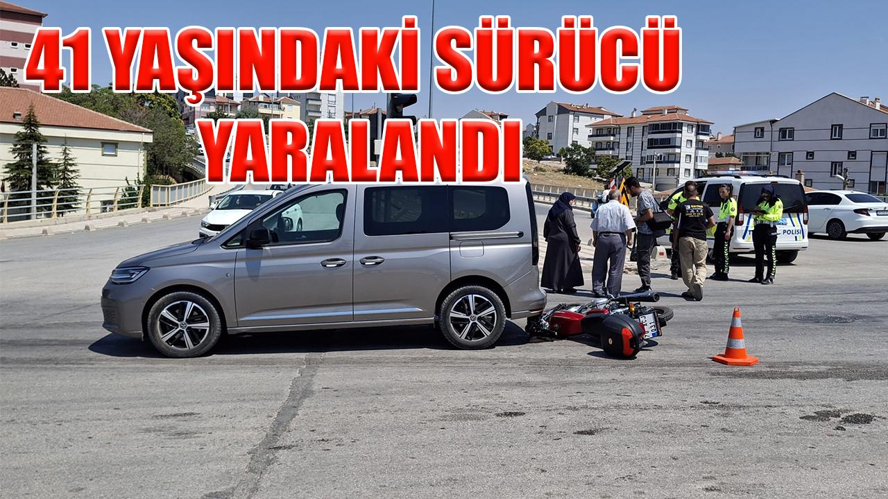 41 yaşındaki sürücü yaralandı