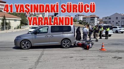 41 yaşındaki sürücü yaralandı