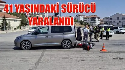 41 yaşındaki sürücü yaralandı