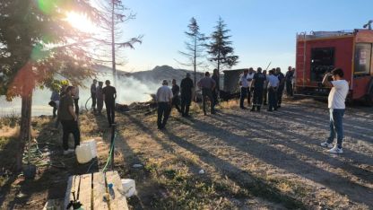 Yozgat’ta alevlere hızlı müdahale