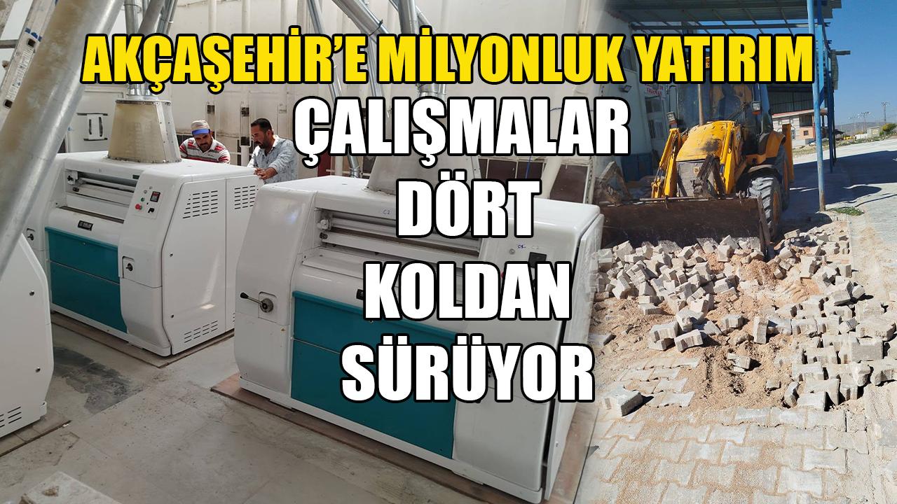 Akçaşehir'e milyonluk yatırım
