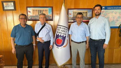 Başkan Çavaş Nazmi Irgat'ı ağırladı