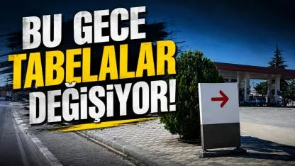 Bu gece tabelalar değişiyor!