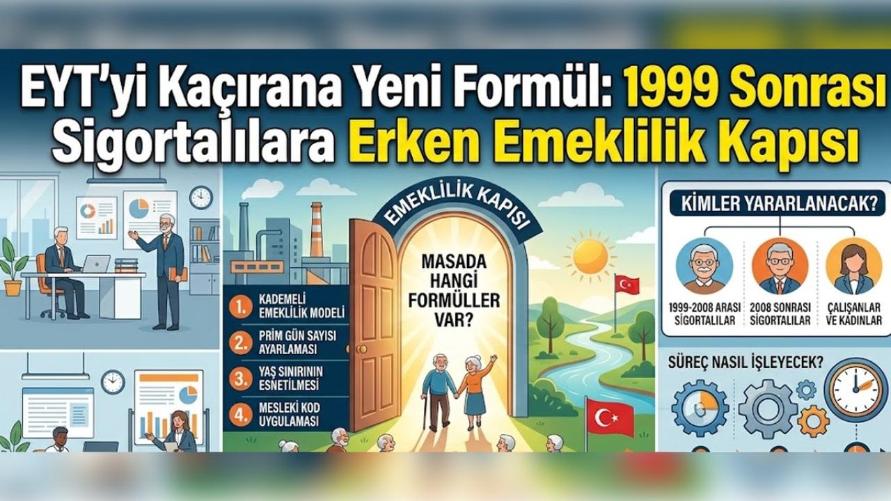 EYT'yi Kaçırana Yeni Formül: 1999 Sonrası Sigortalılara Erken Emeklilik Kapısı