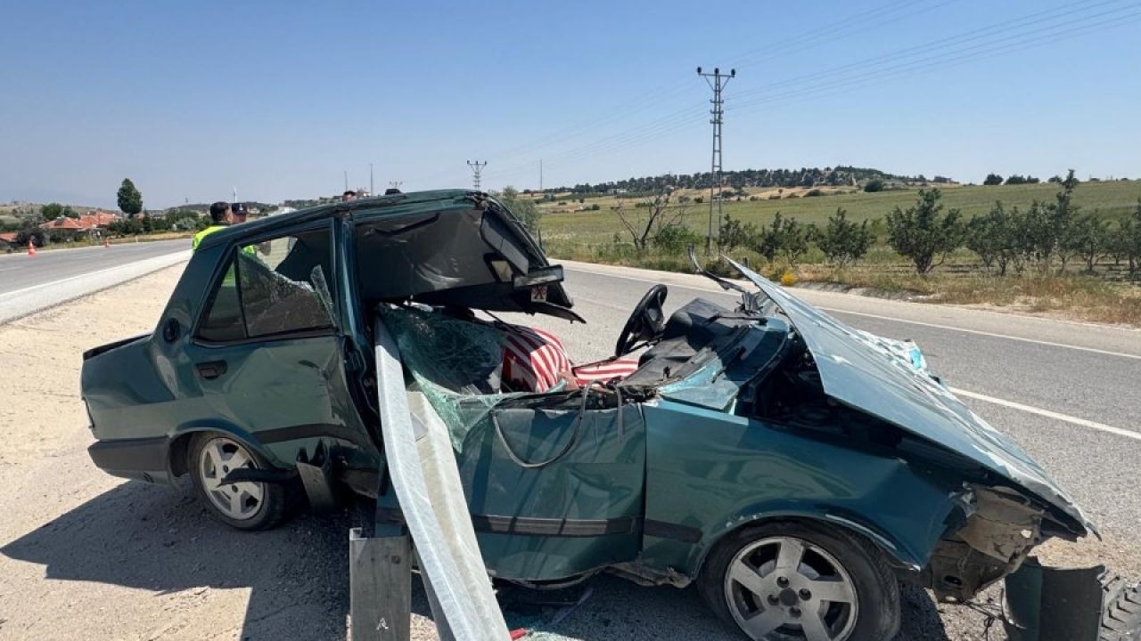 Karaman’da feci kaza