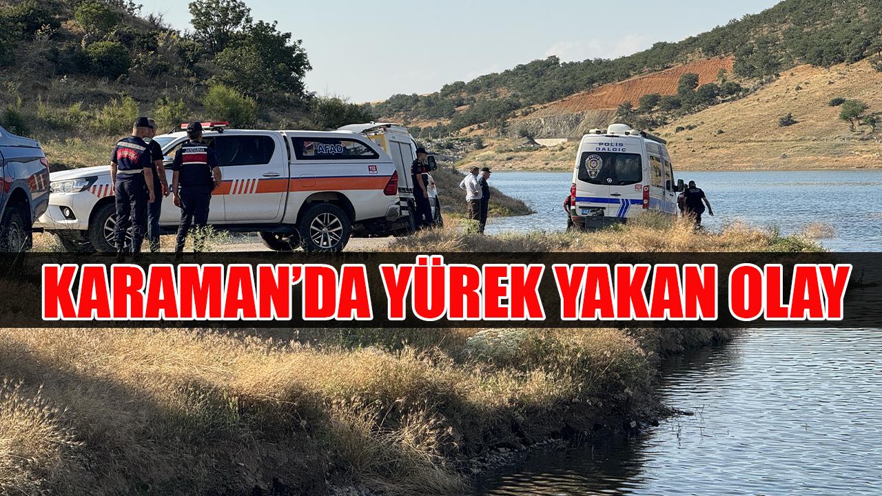 Karaman'da yürek yakan olay!