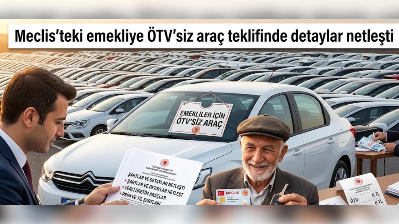 Meclis'teki emekliye ÖTV'siz araç teklifinde detaylar netleşti