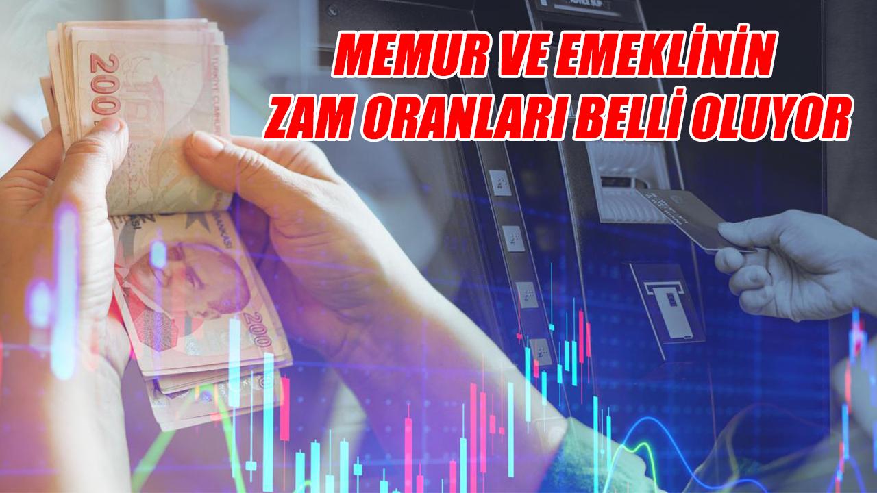 Memur ve emeklinin zam oranları belli oluyor