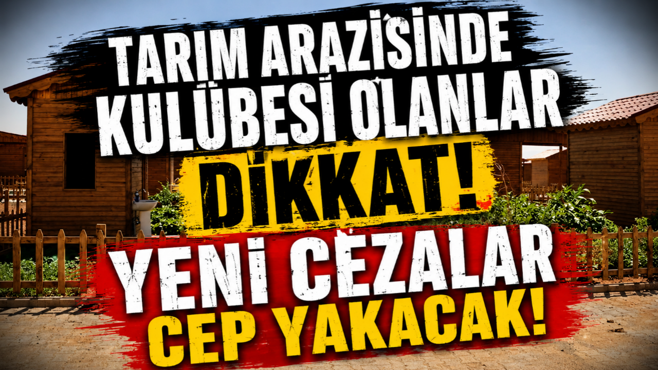 Tarım arazisinde kulübesi olanlar dikkat! Yeni cezalar cep yakacak