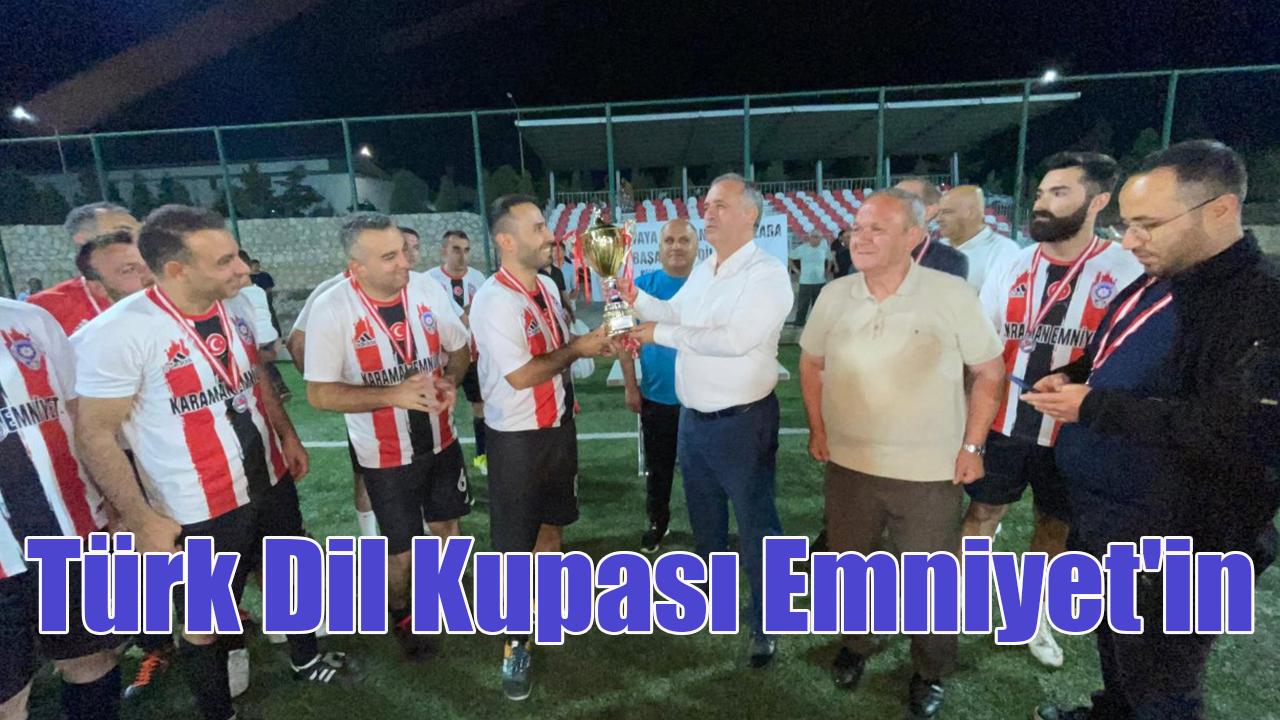 Türk Dil Kupası Emniyet'in