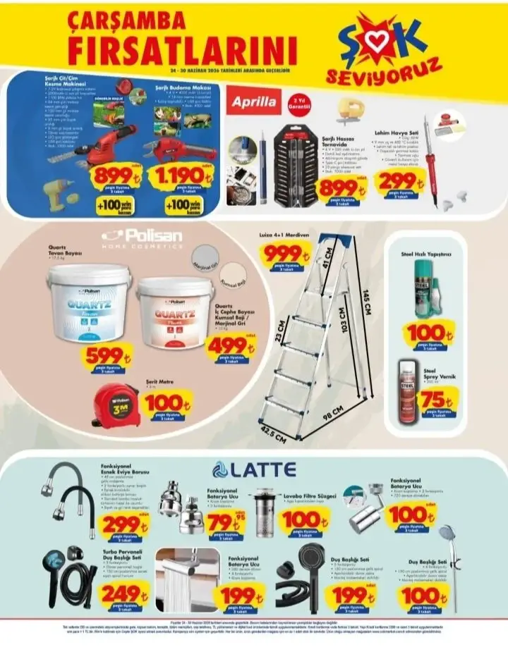 Şok Aktüel ürünleri yaz fırsatları FujiPlus inverter klima bugün Şok kataloğunda yerini aldı
