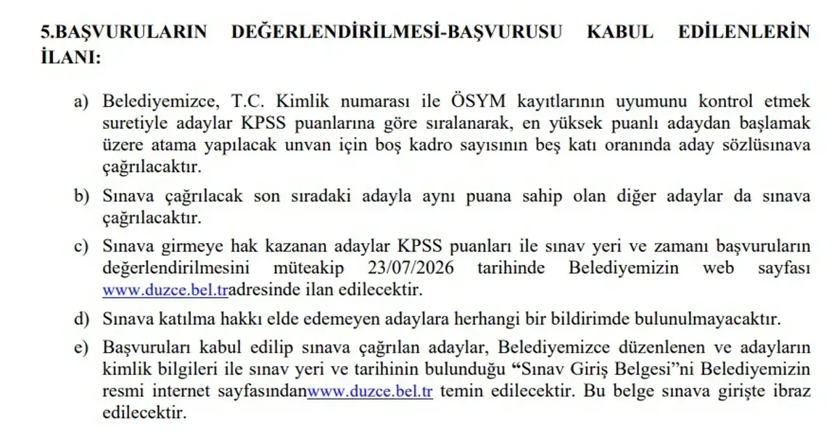 70 KPSS Puanıyla Memur Alımı Başladı!